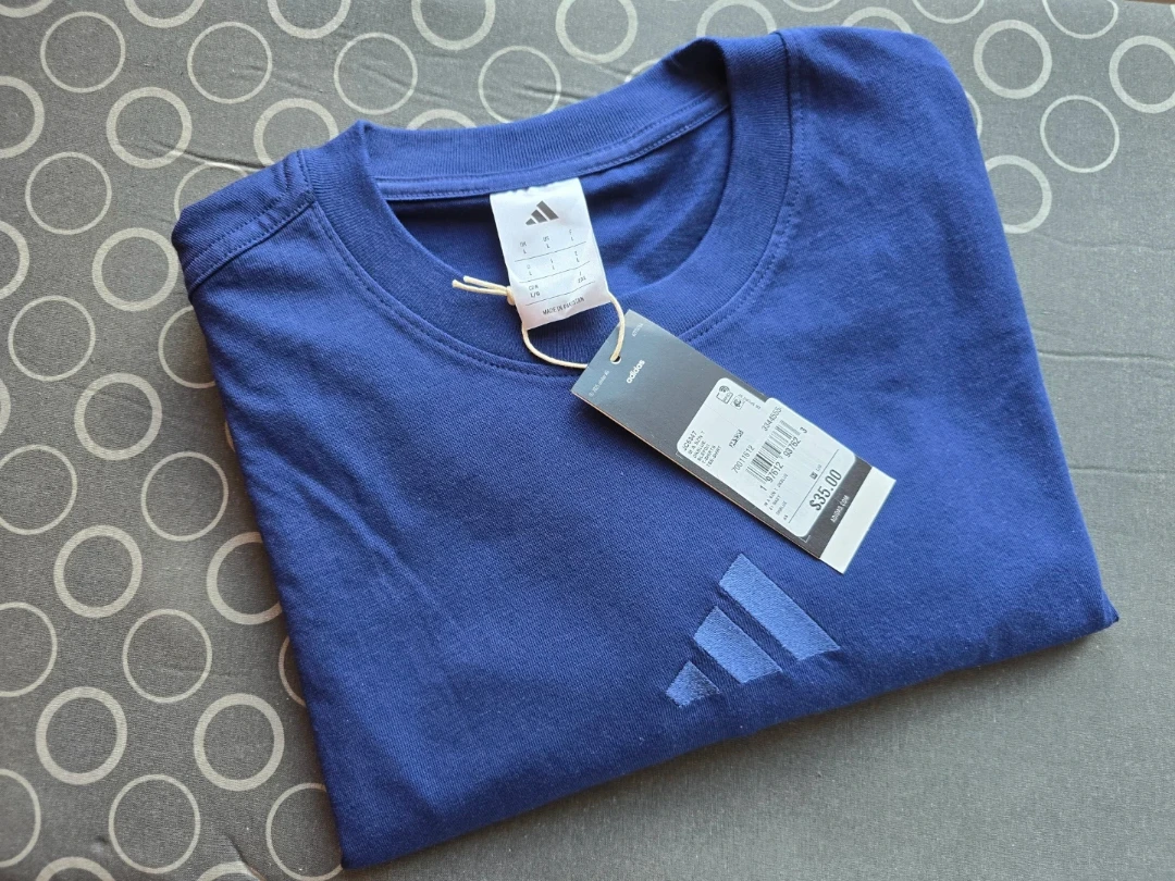 Adidas Blue T-Shirt Size L