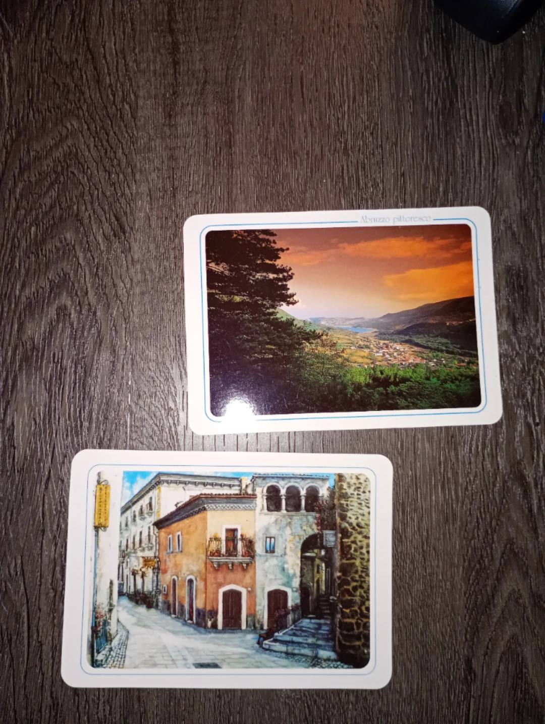 Two Italian scenic postcards