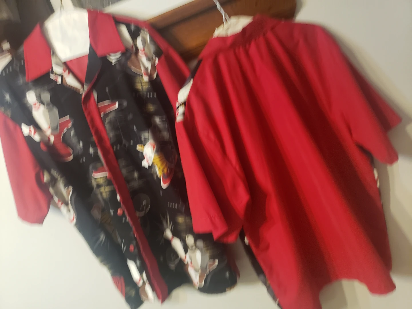 2 Bowling Themed Button-Up Shirts - photo 2
