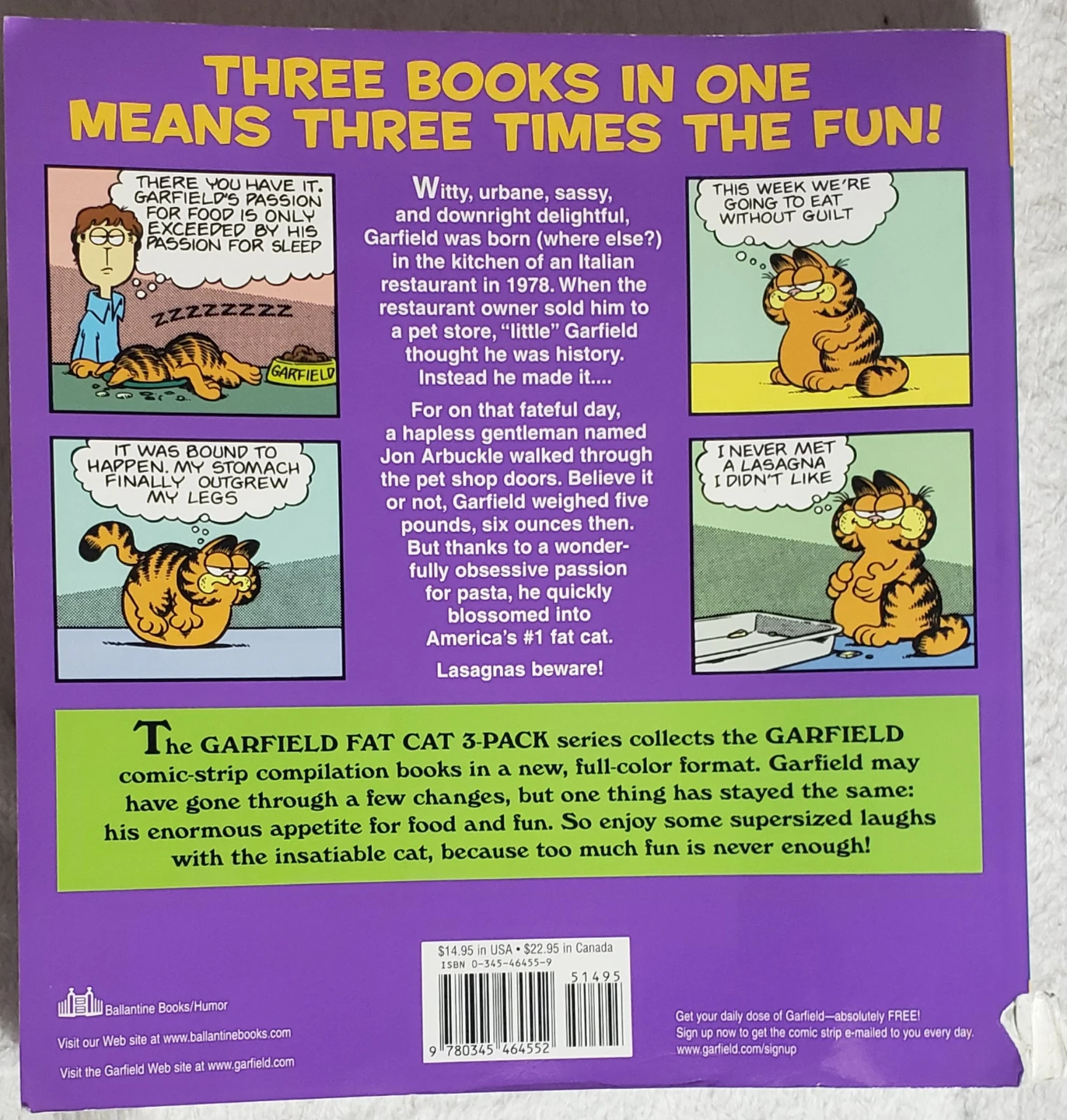 Garfield: Fat Cat 3-Pack Graphic Novel by Jim Davis - photo 2