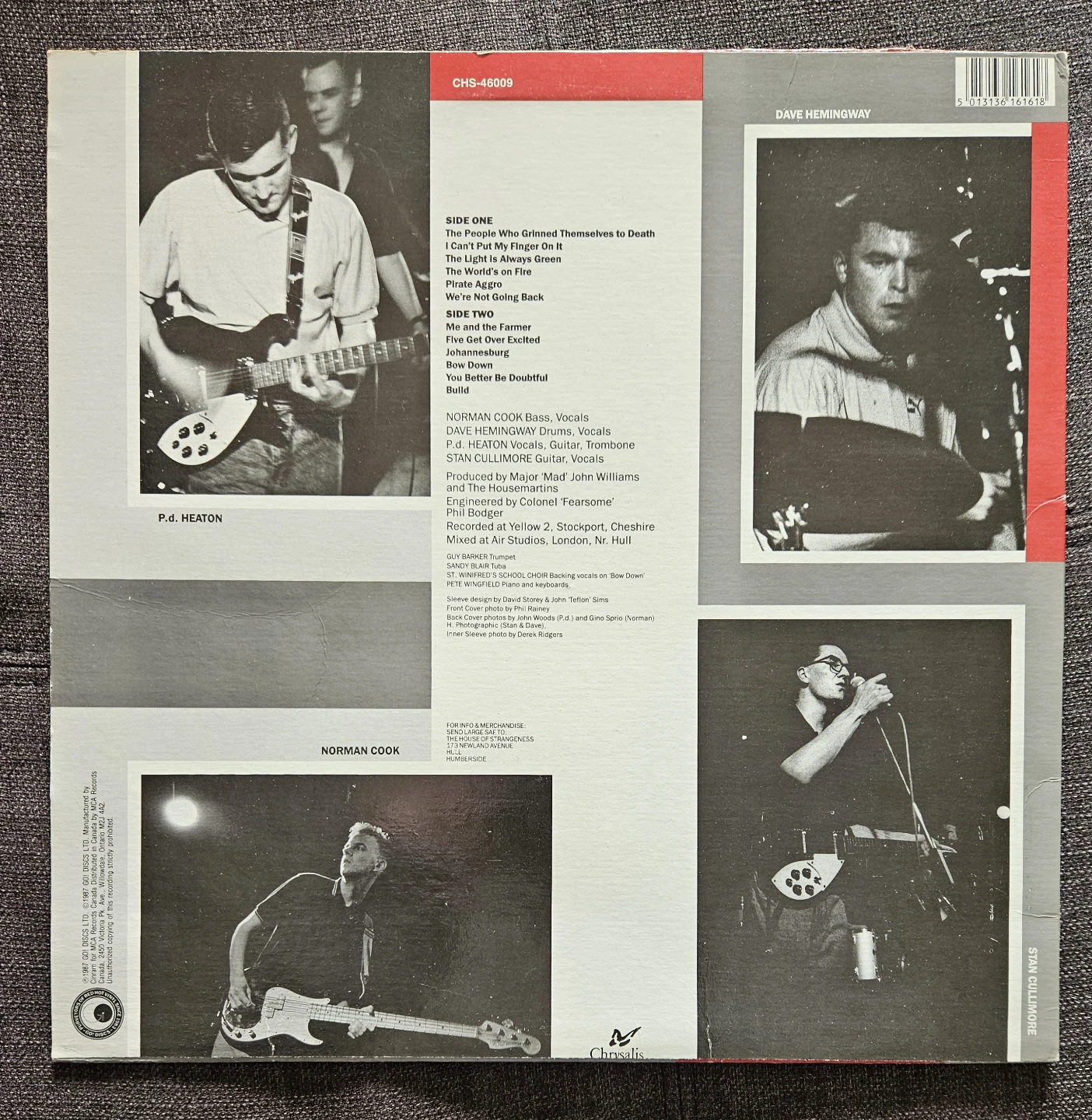 The Housemartins - People Who Grinned...To Death Vinyl Record - photo 2