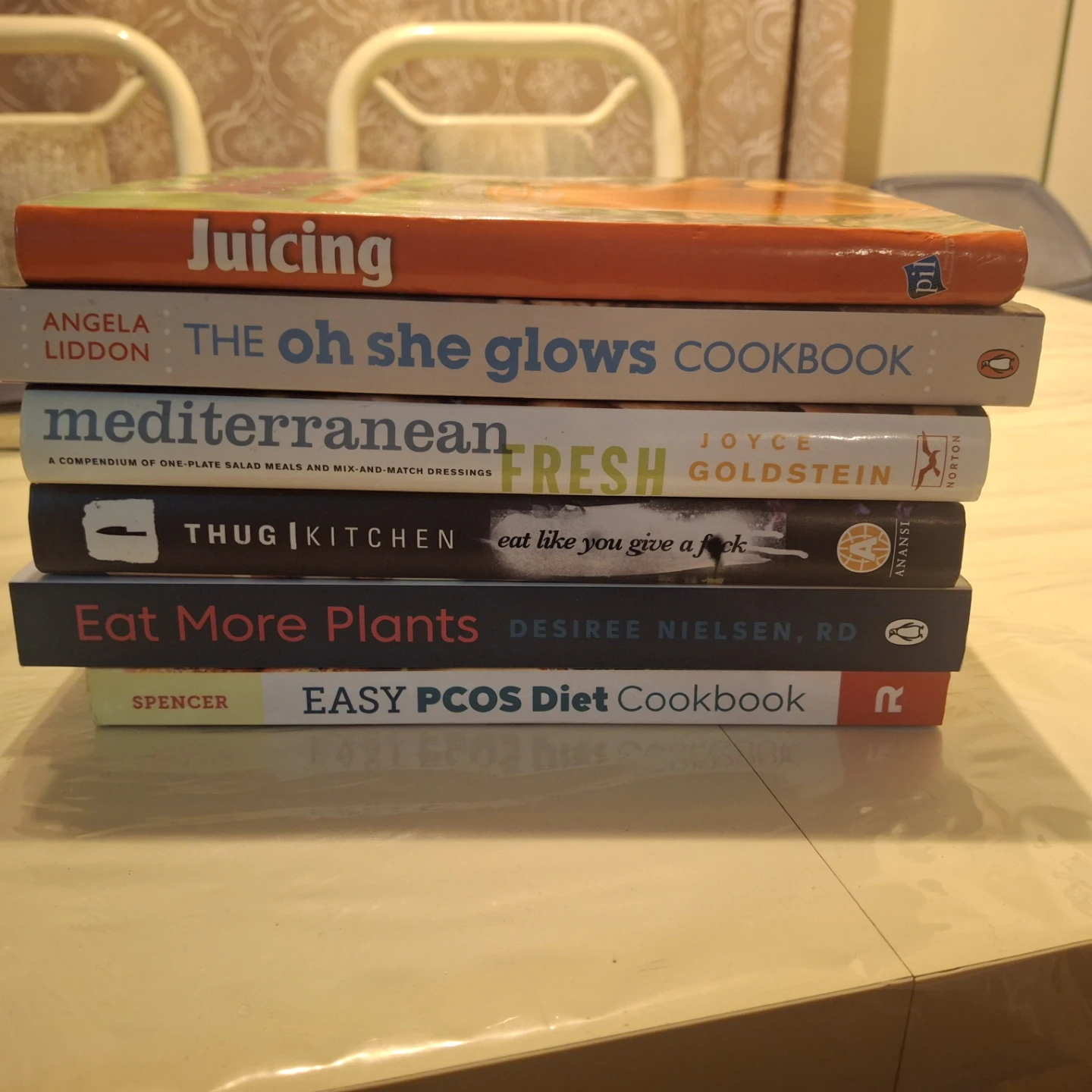 Cookbooks: Juicing, Mediterranean, Thug Kitchen $10 each