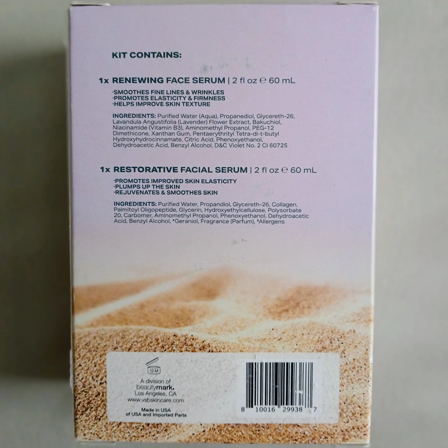 Vitamins and Sea Beauty Restore + Renew Kit - Face Serums - photo 2