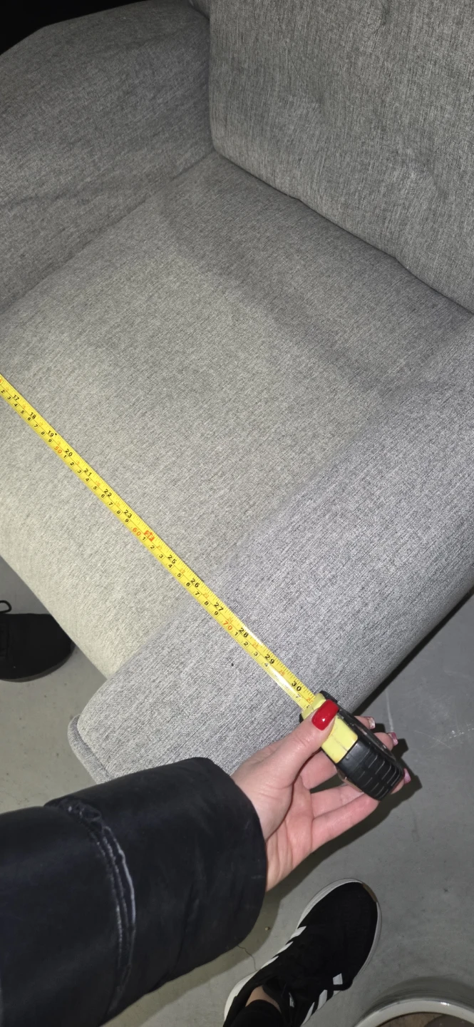 Grey Fabric Recliner Chair - photo 3