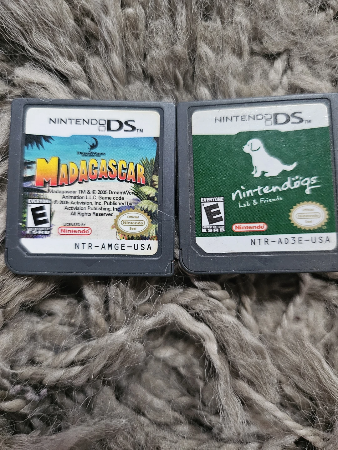Nintendo DS Games - Madagascar & Nintendogs Lab & Friends