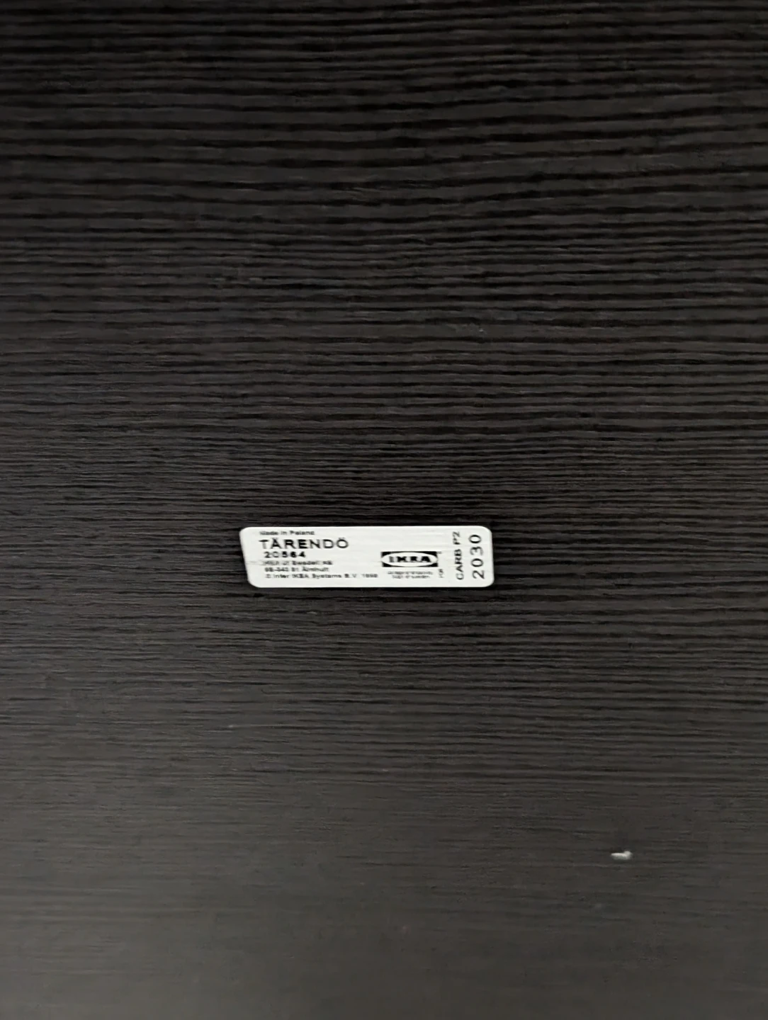 IKEA Tarendo Black Desk