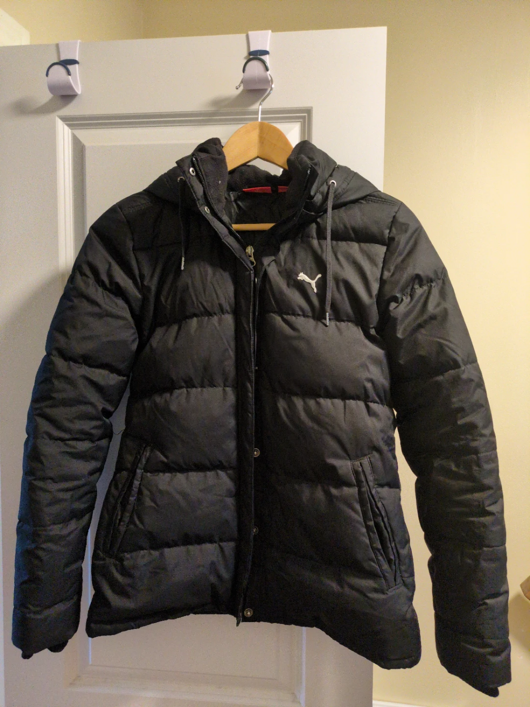 Women Puma Puffer Jacket - Black XS