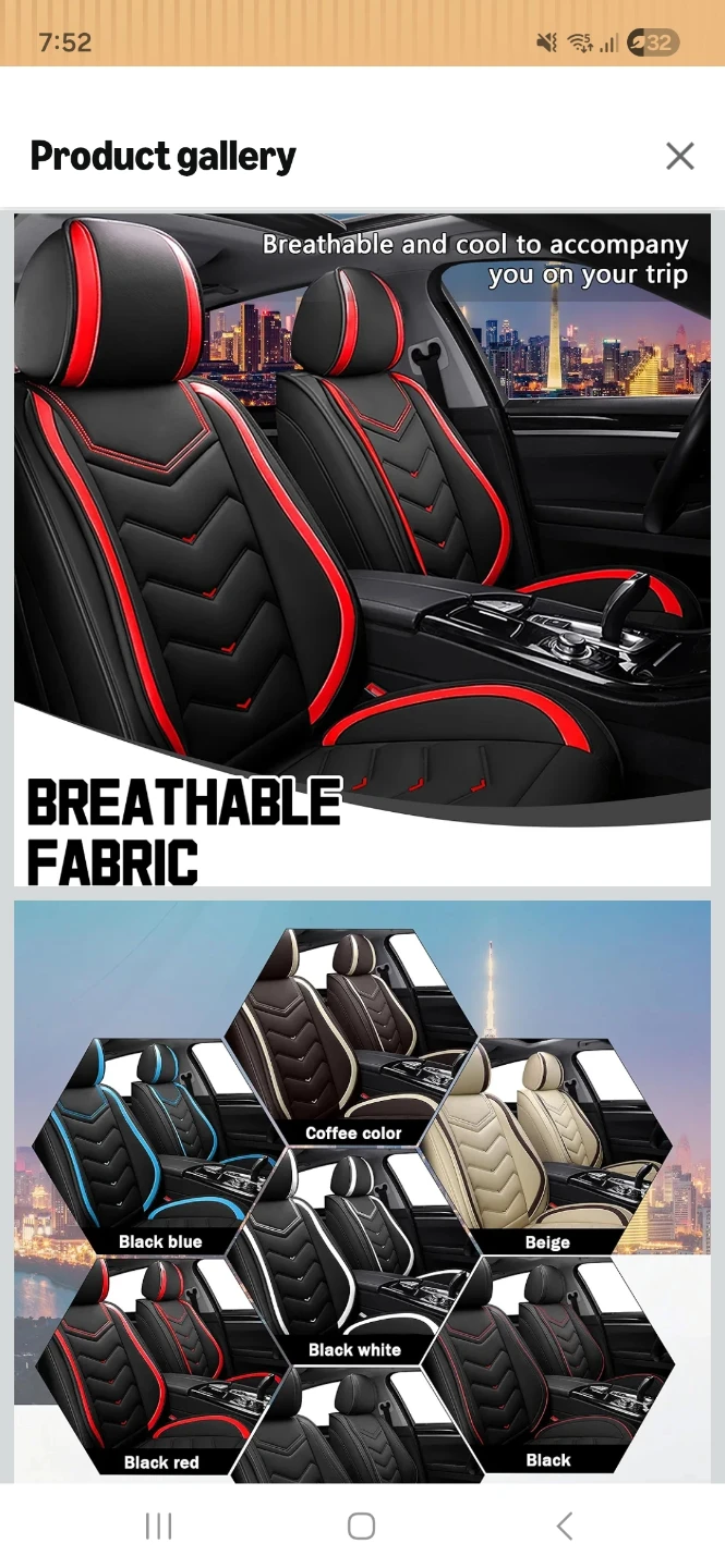 Car Seat Cover for Ford Escape 2001 - 2026