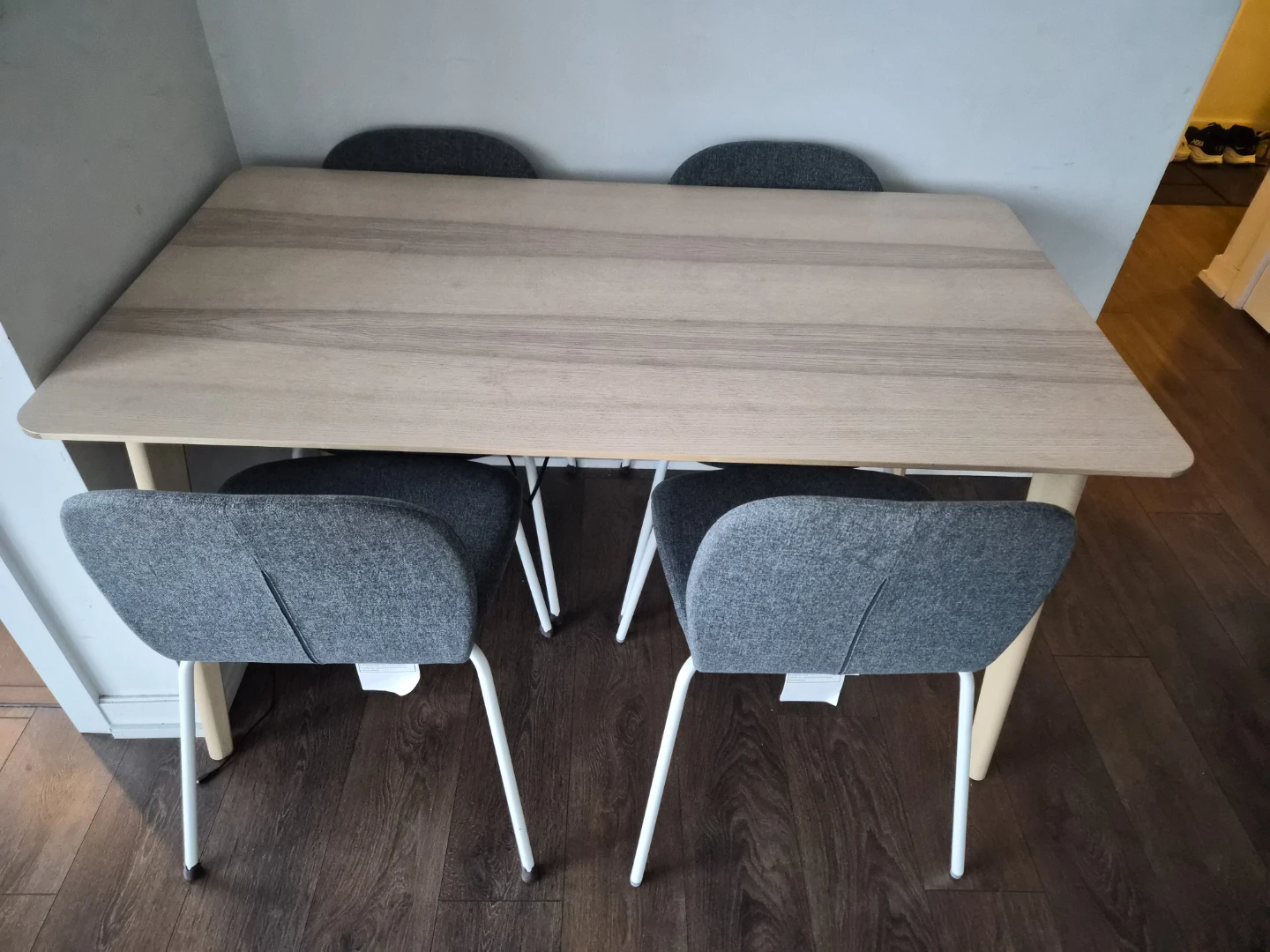 IKEA KARLPETTER Dining Set with 4 Chairs