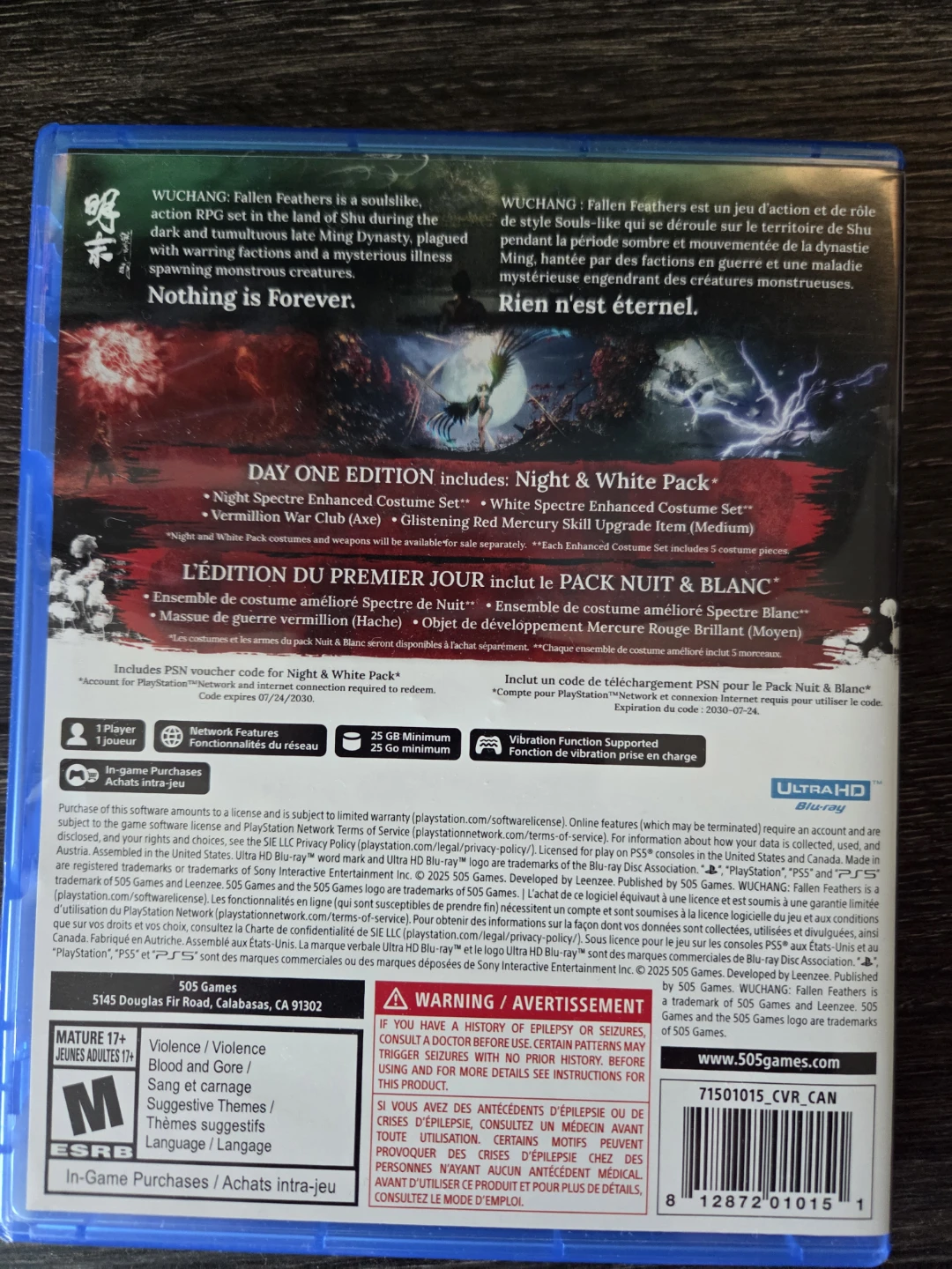 Wuchang: Fallen Feathers - ps5 - photo 2