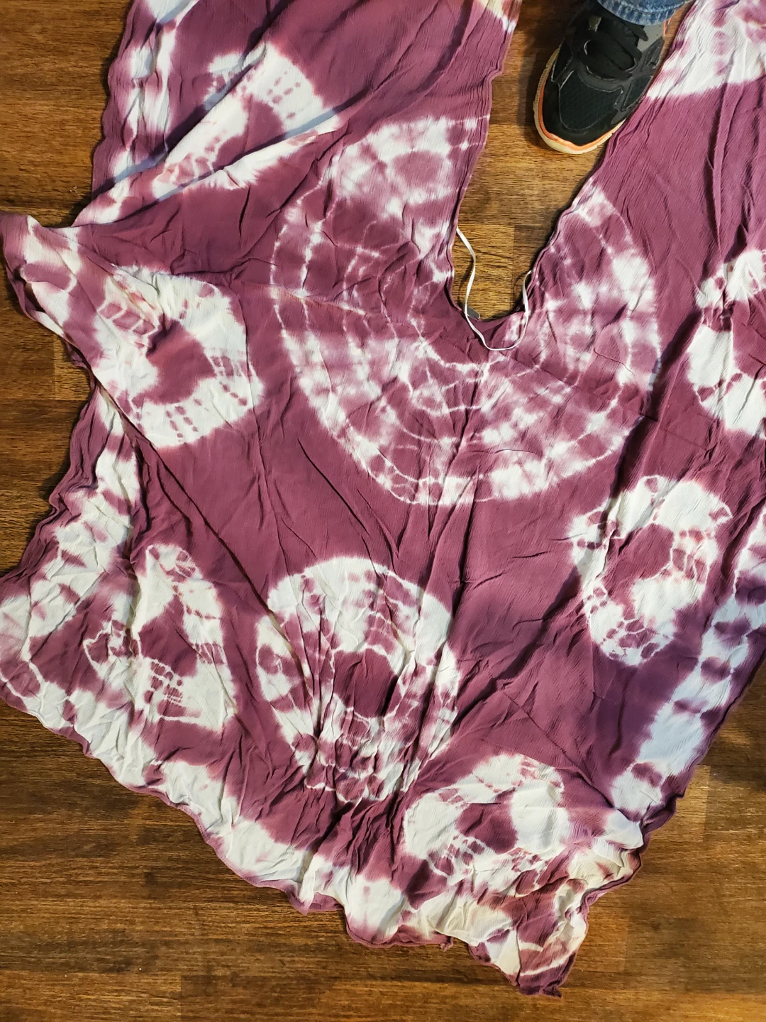 Purple Tie-Dye Wide Wrap Around. - photo 5
