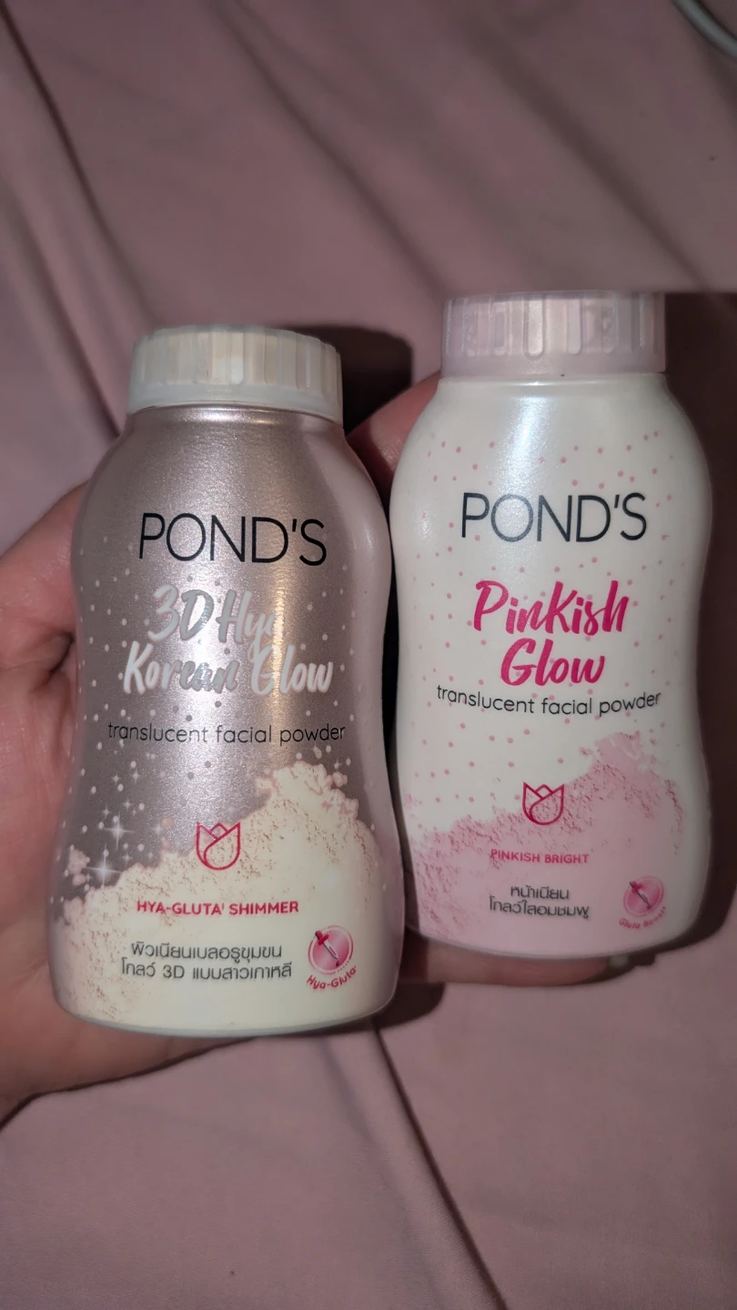 Pond's 3D Hyaluron Korean Glow & Pinkish Glow Translucent Powder