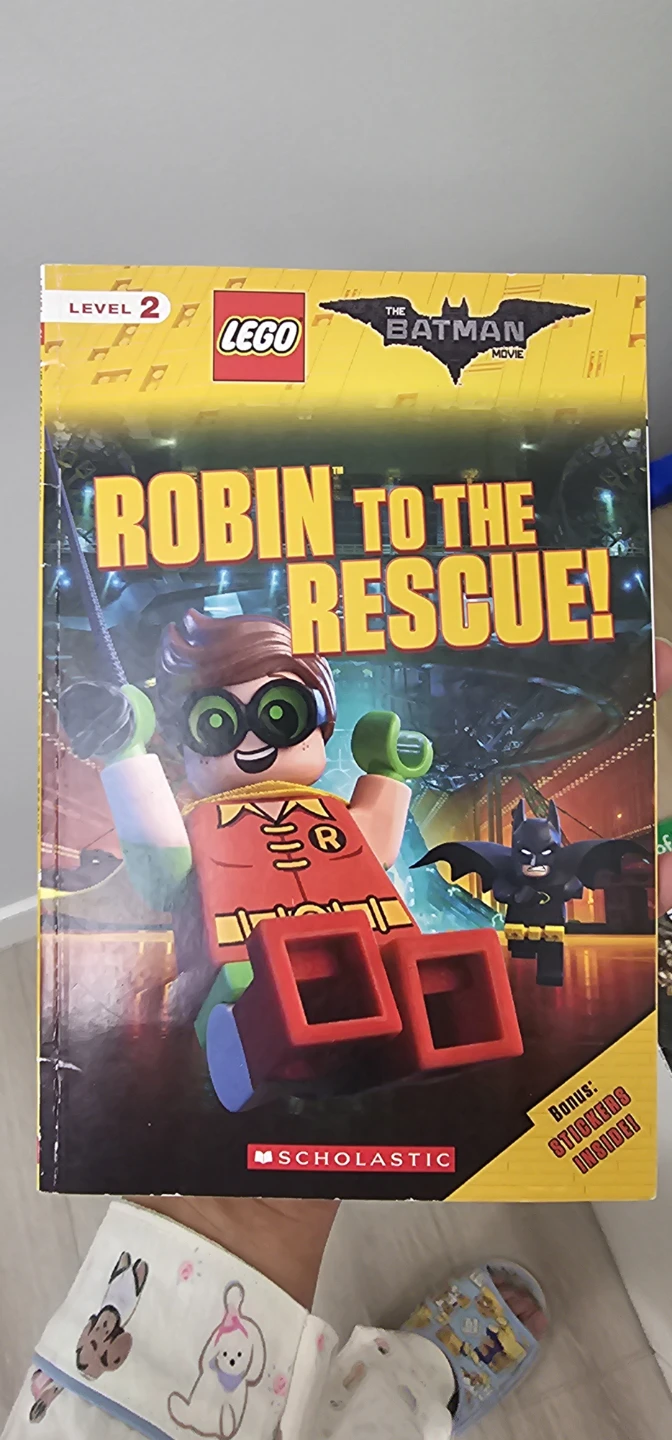 LEGO The Batman Movie Robin to the Rescue! Level 2 Book