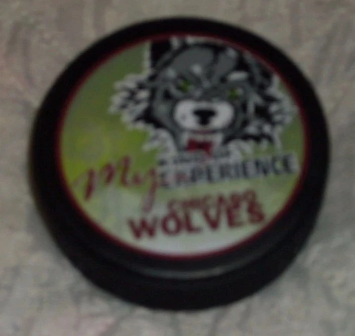 Chicago Wolves My Experience Hockey Puck