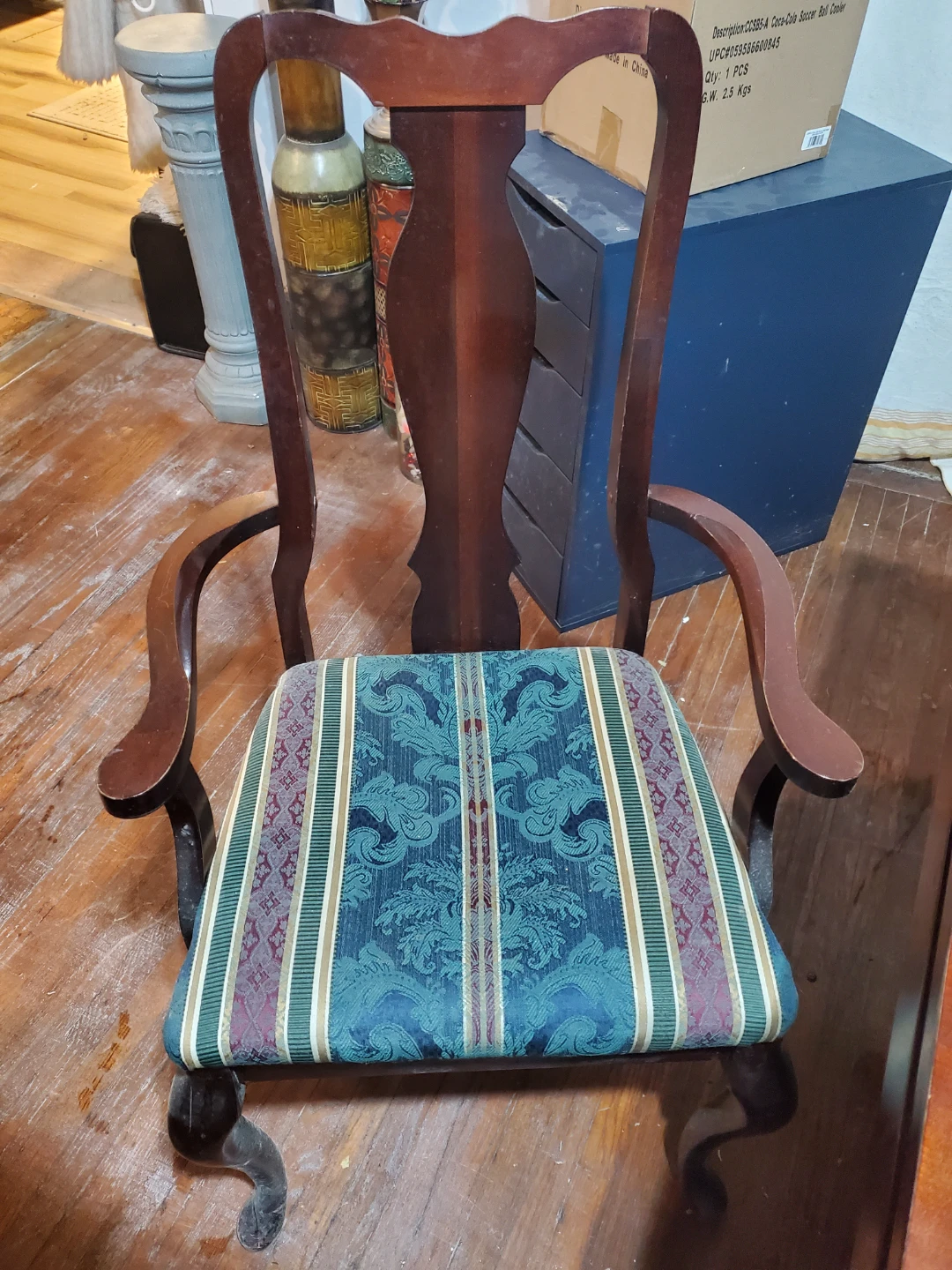 Wooden Dining Chairs with Upholstered Seats - photo 2