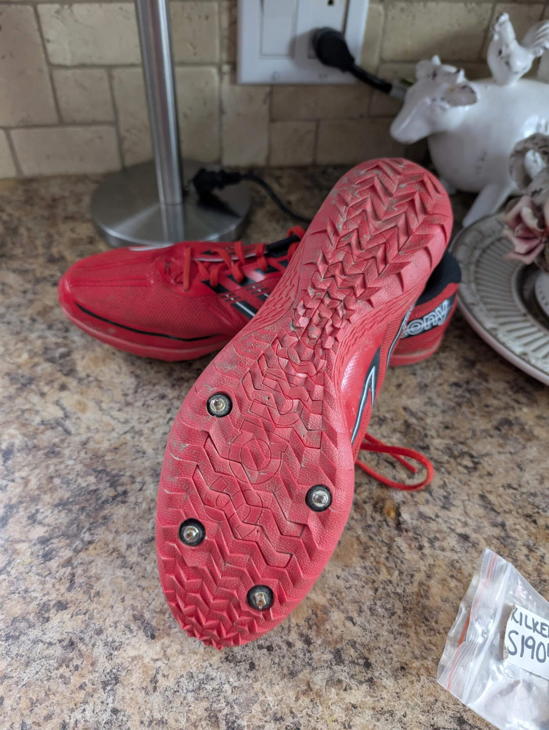 Saucony Kilkenny XC Spikes Running Shoes (Red) - photo 5