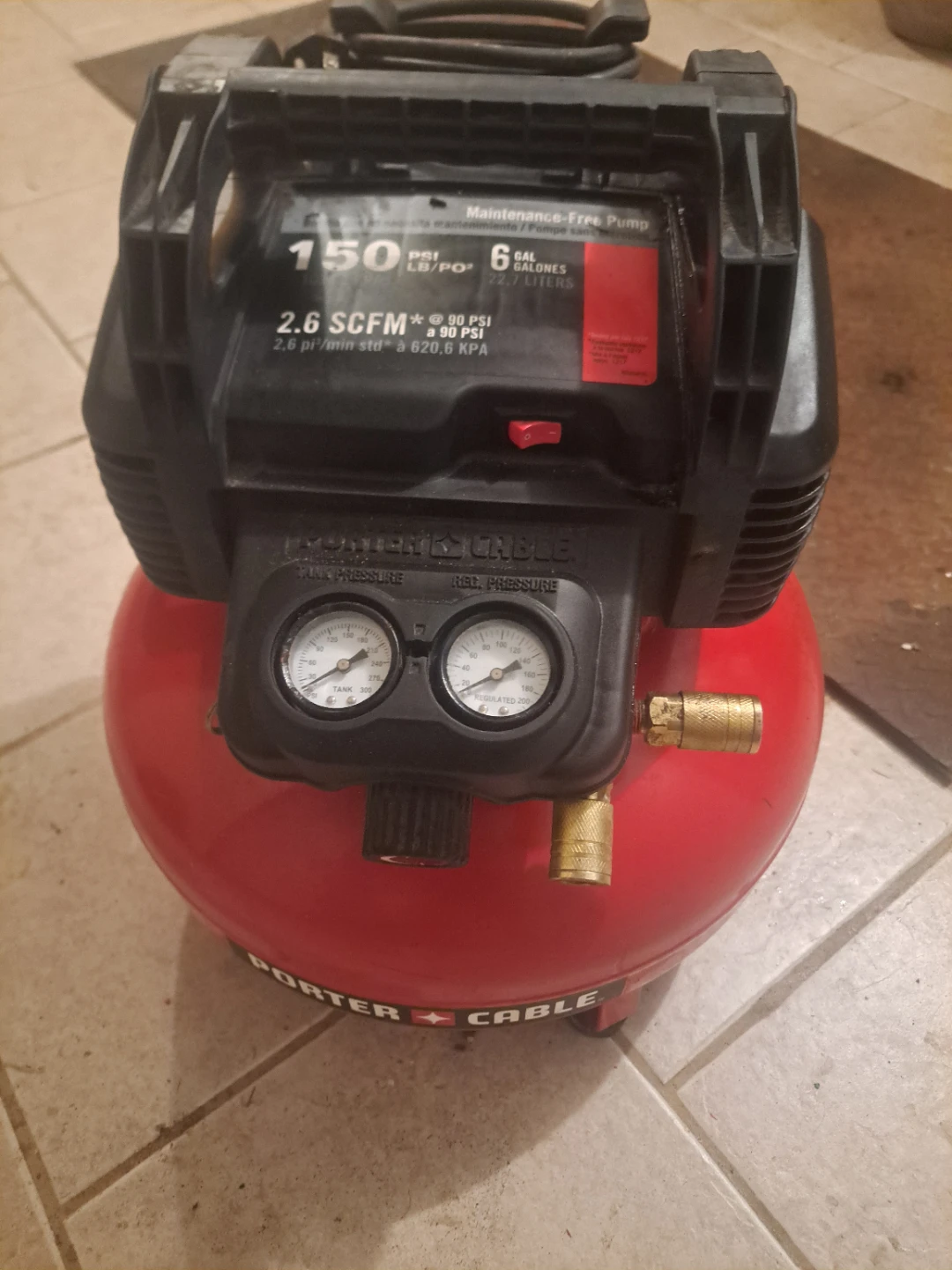Porter-Cable 6-Gallon Air Compressor