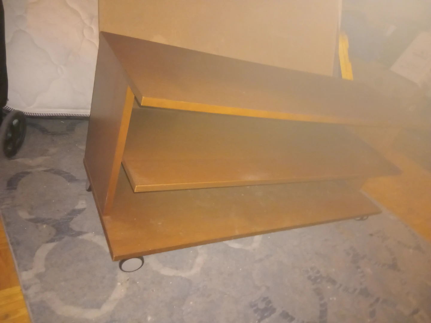 Wooden Media Stand