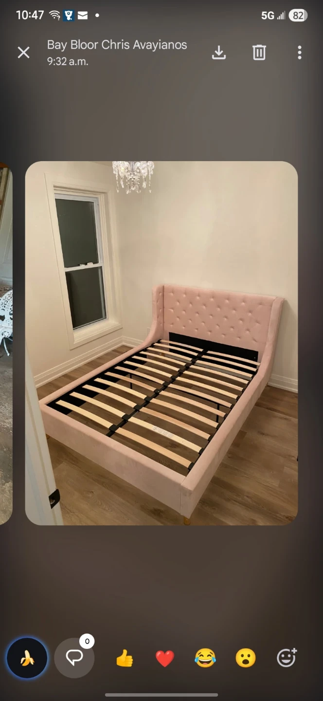 Mercer41 Ambrosia Full Platform Bed - Pink Velvet - photo 3