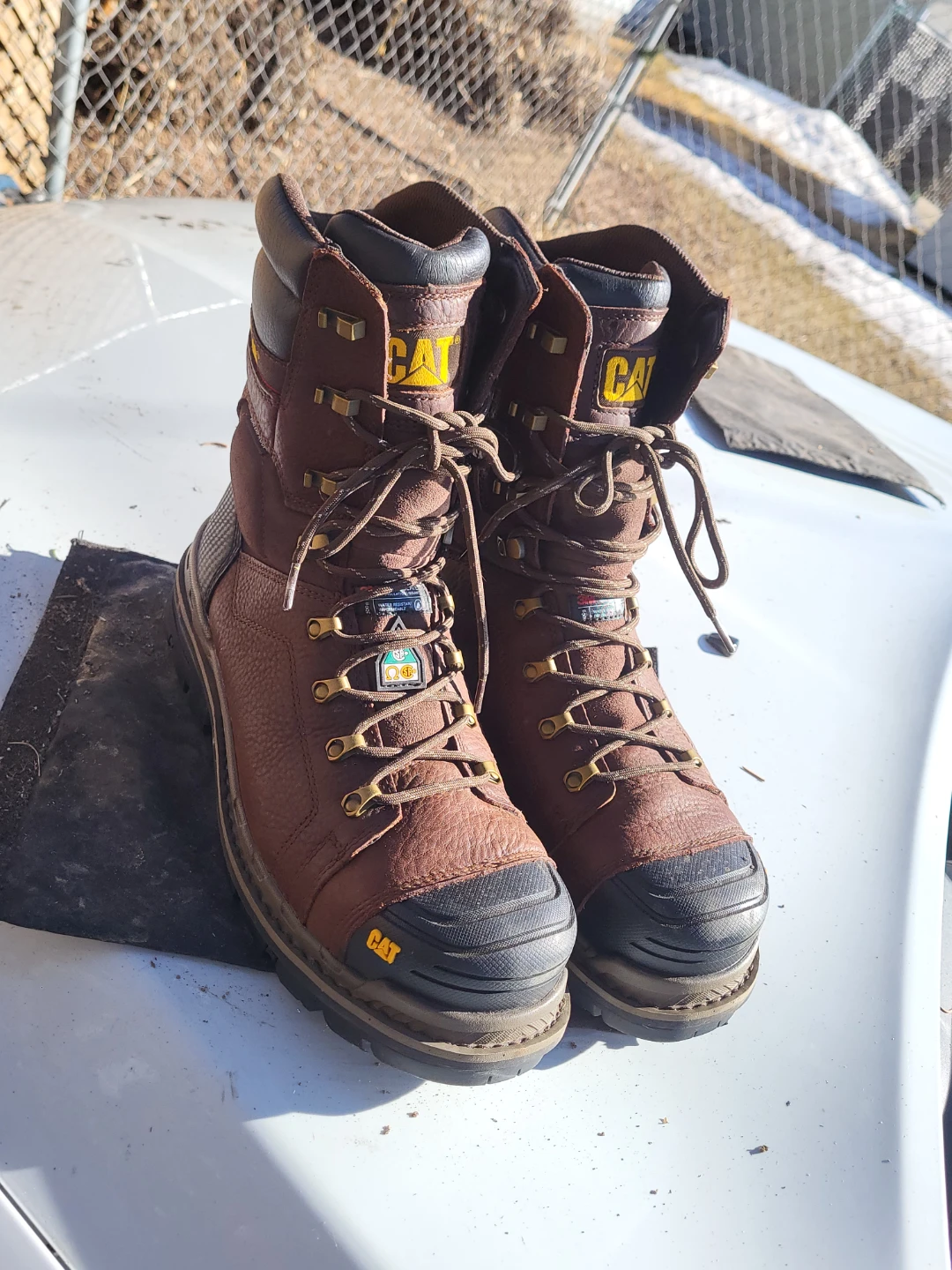CAT Wide Width Work Boots