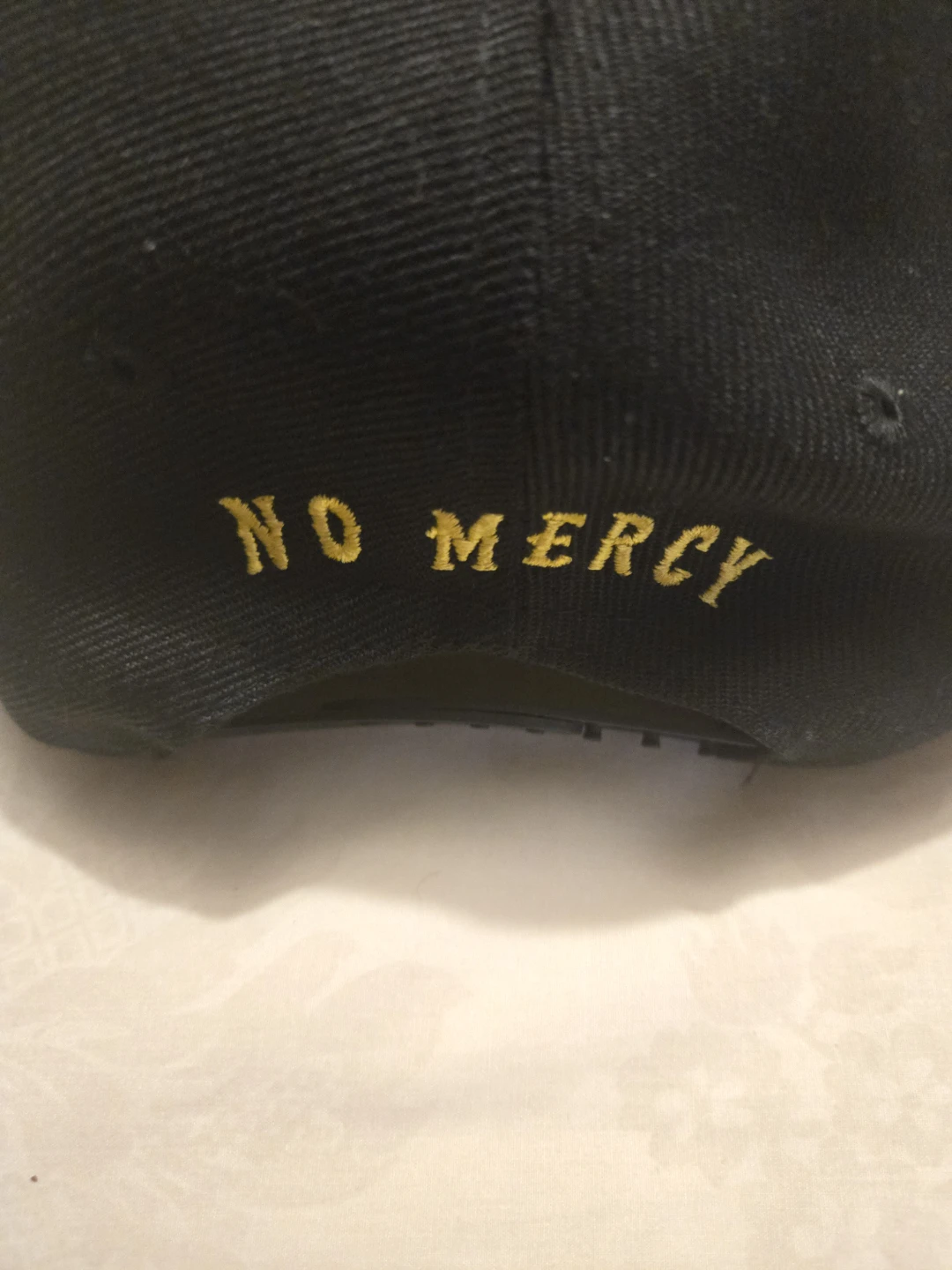 Black "No Quarter" Snapback Hat . By Relentless Betrayal - photo 3