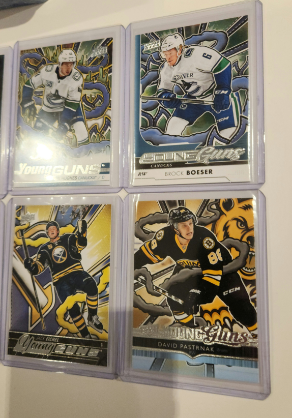 Pick Up x6 Young Guns Renewed 30forall or 5-7ea hockey cards - photo 4