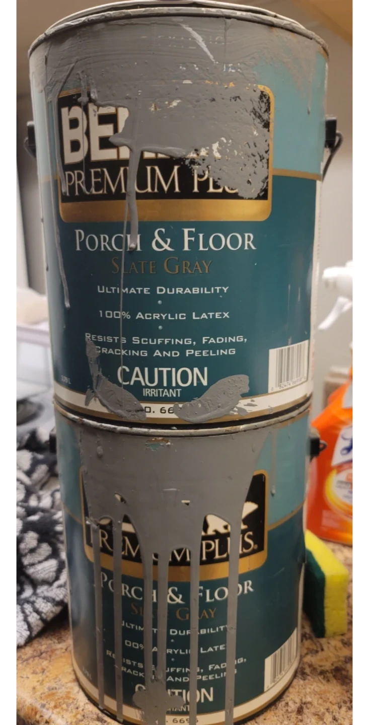 BEHR Premium Plus Porch & Floor Paint - Slate Gray (2 x 3.79L)