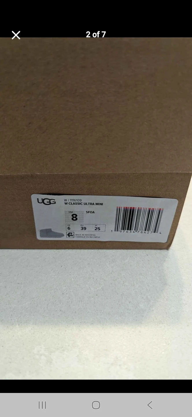 UGG W/1116109 W Classic Ultra Mini Boots Size 8 - photo 2