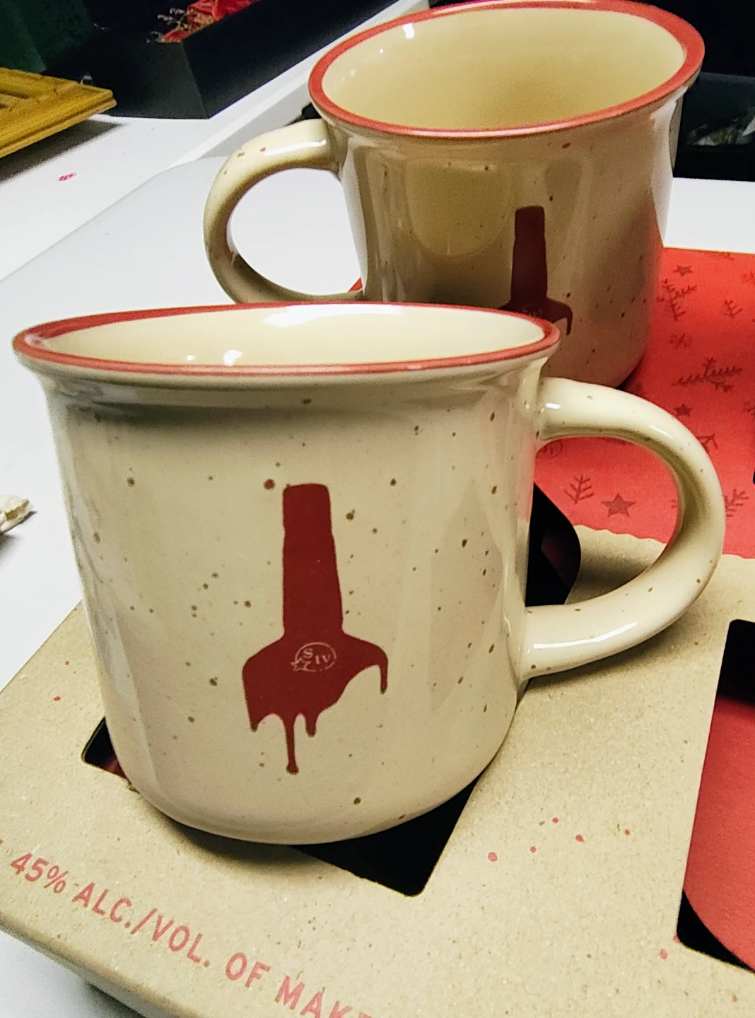 Maker's Mark "Whisky Mugs" 3 Ceramic Mugs - photo 3