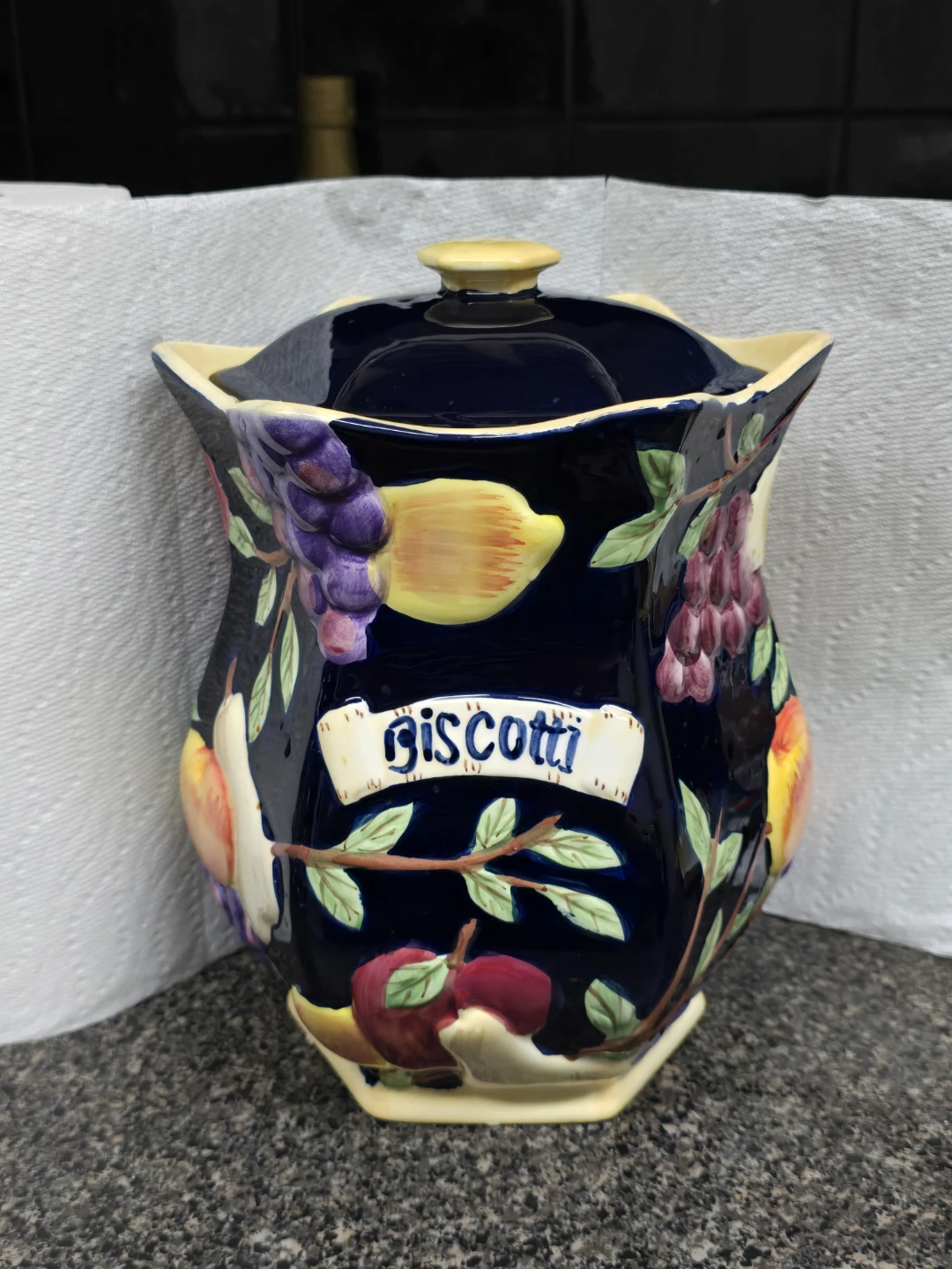 Vintage Biscotti Jar - photo 3