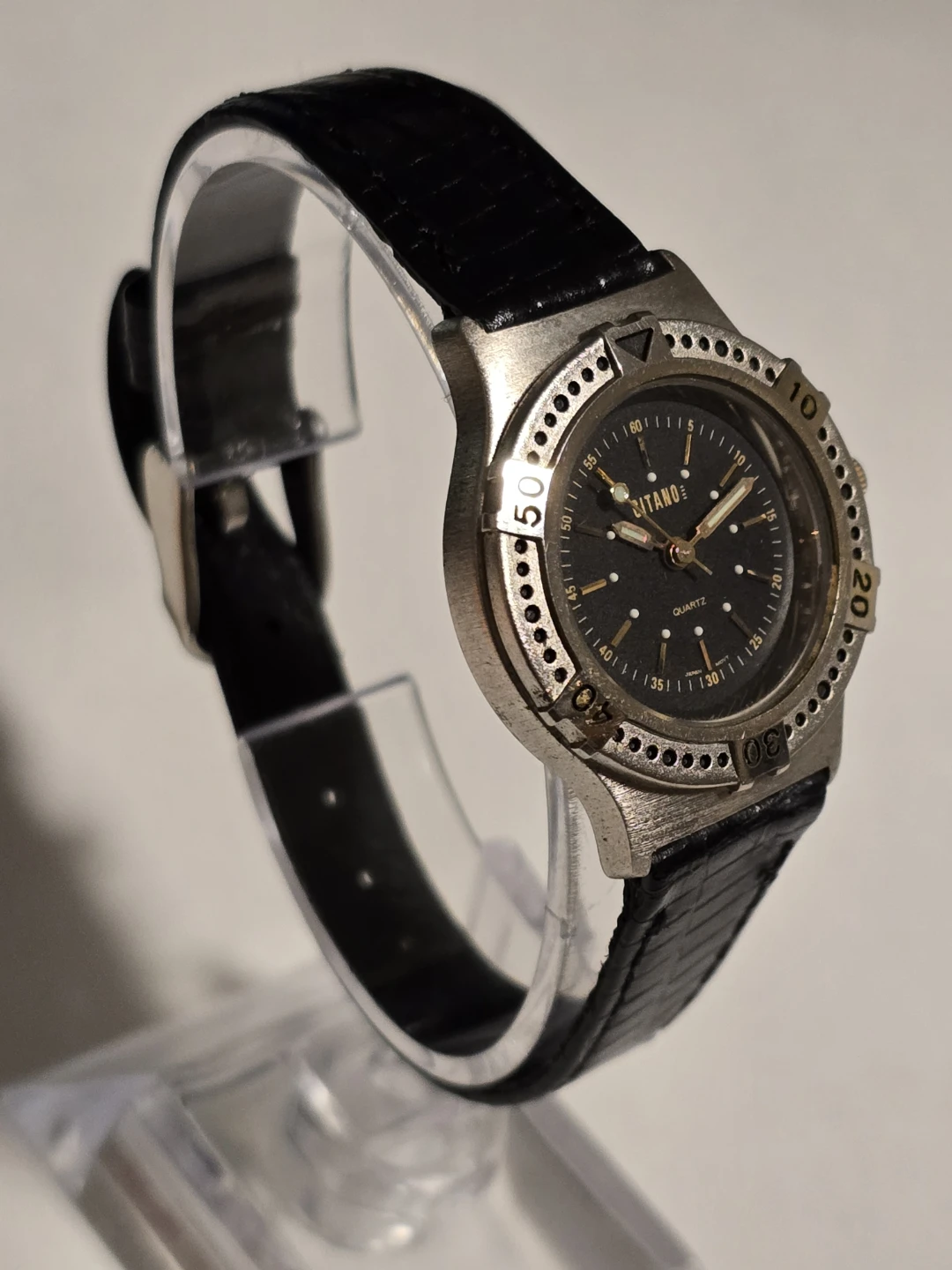 27mm Black Dial Gitano Quartz Watch - photo 4