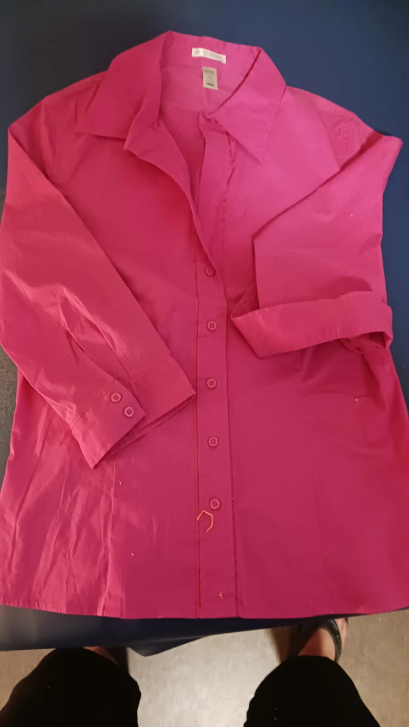 Old Navy Women's Pink Stretch Shirt