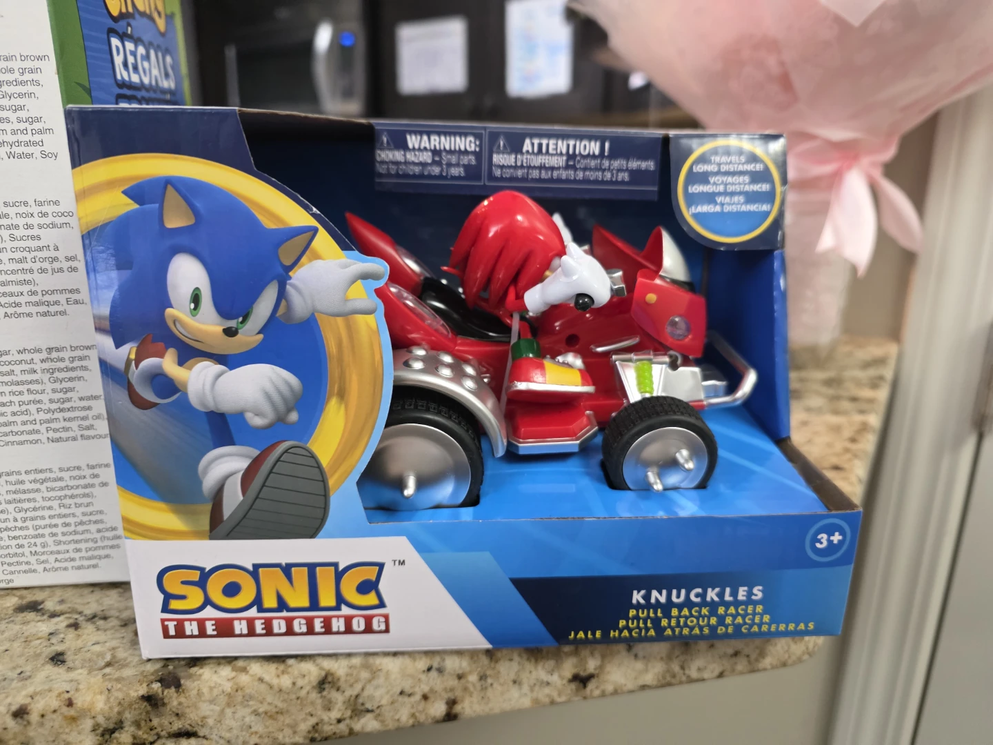 Brand new: Sonic the Hedgehog Knuckles Pull Back Racer Toy