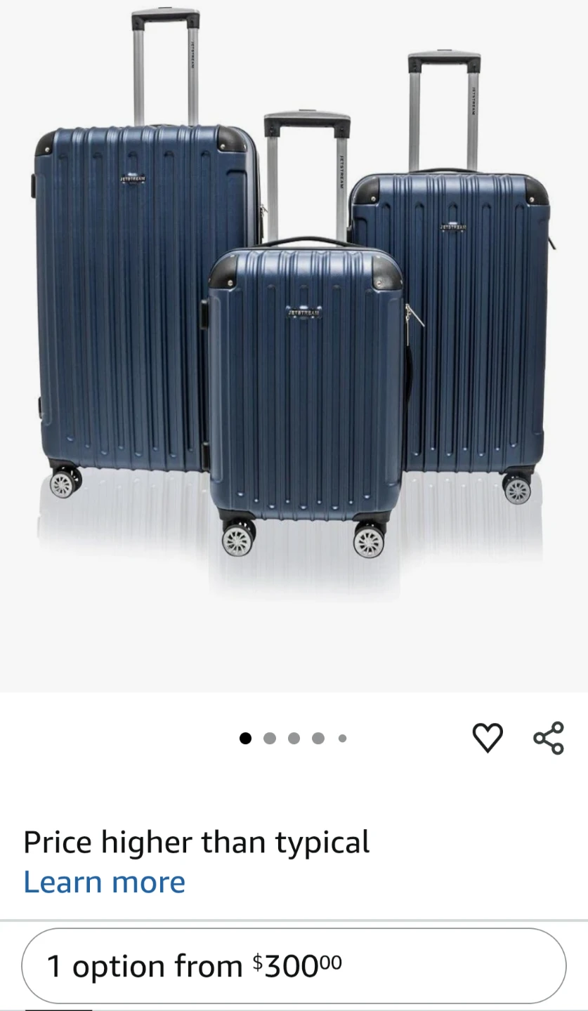 Brand New - Jetstream 3 Piece Hardside Luggage Set - photo 4