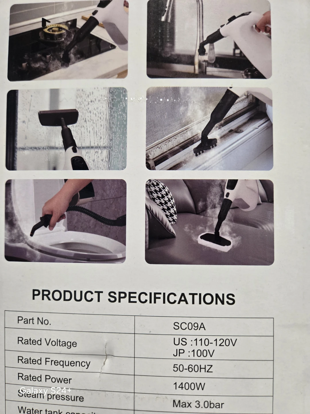 SXHY SC09A Steam Cleaner - photo 2
