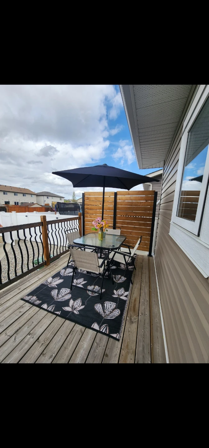 Patio Dining Set with Umbrella