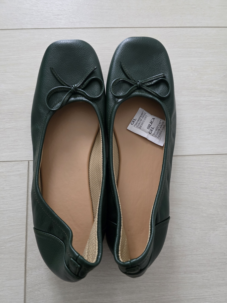 Women's Ballet Flats Green Size 10 - photo 2