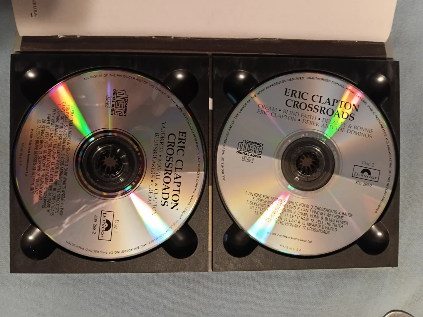 Eric Clapton Crossroads 2 CD Set - photo 3