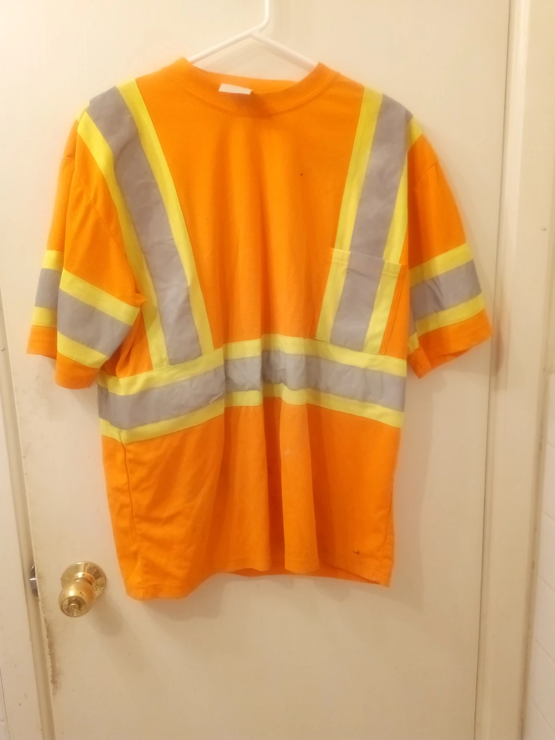 Orange High-Visibility Safety T-Shirt