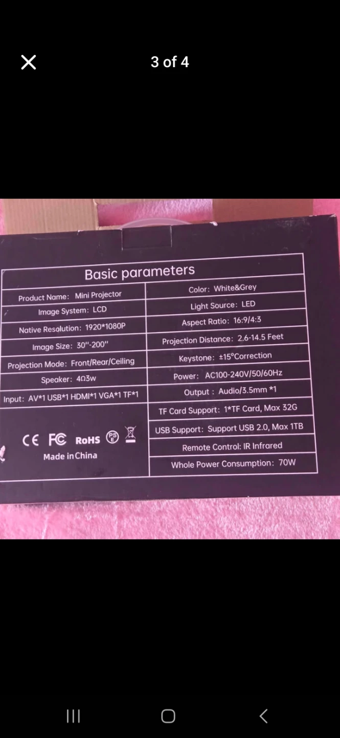 Mini projector. - photo 2