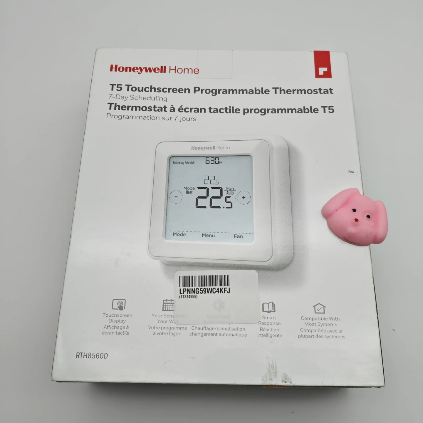 Honeywell Home T5 Touchscreen Programmable Thermostat
