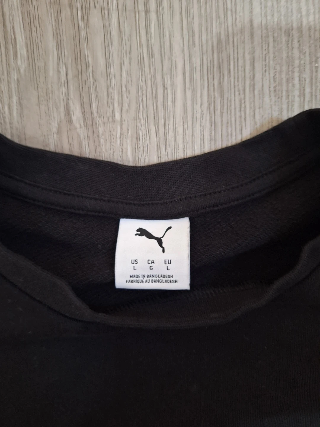 Puma Black Crewneck Sweatshirt - Size L - photo 2