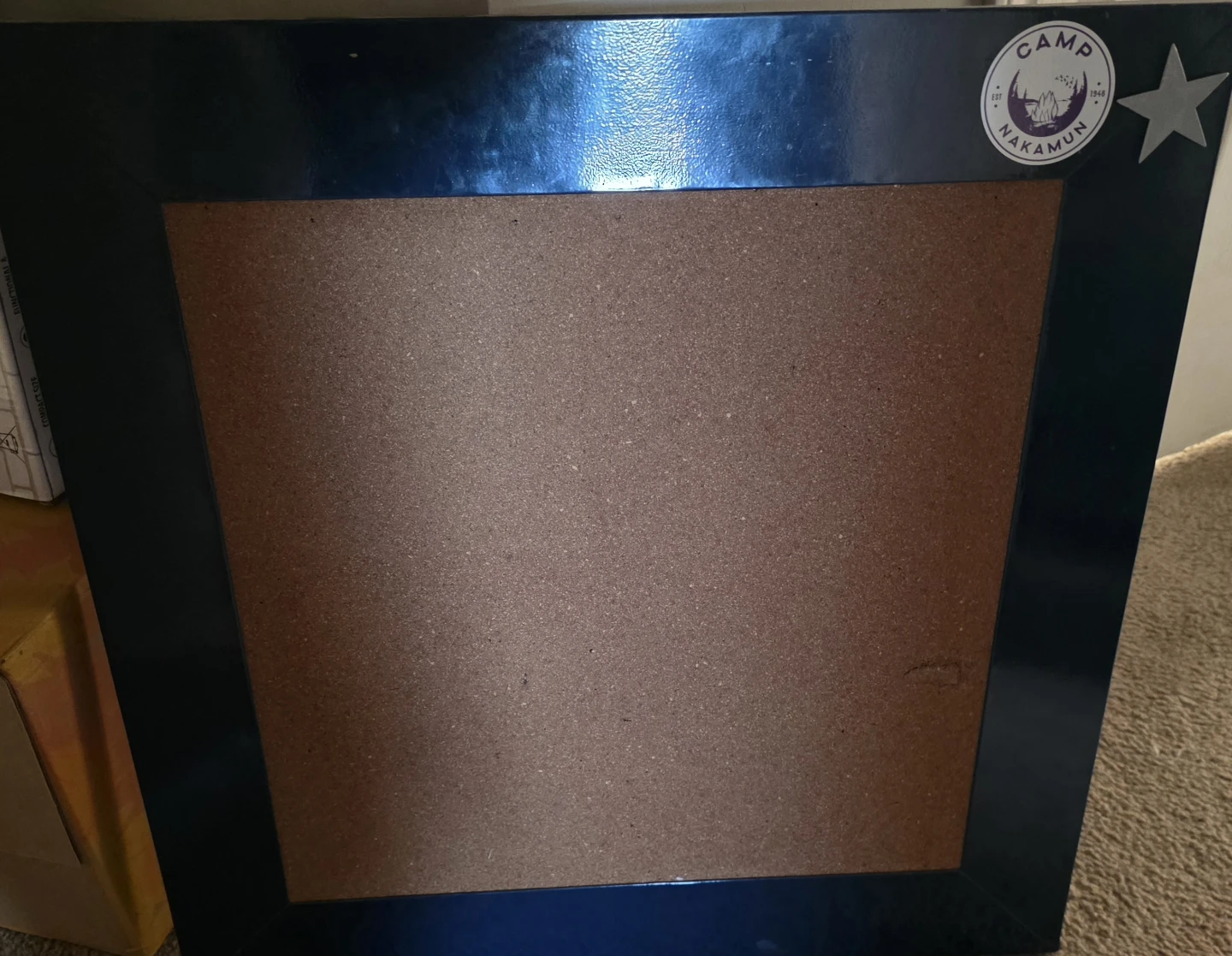 Cork Bulletin Board with magnetic sidea