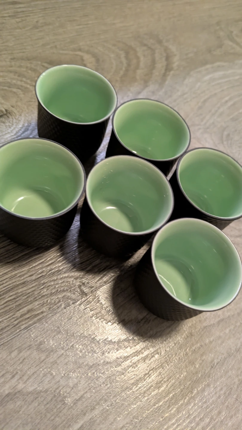 Sake Set with Warmer and 6 Cups - photo 5