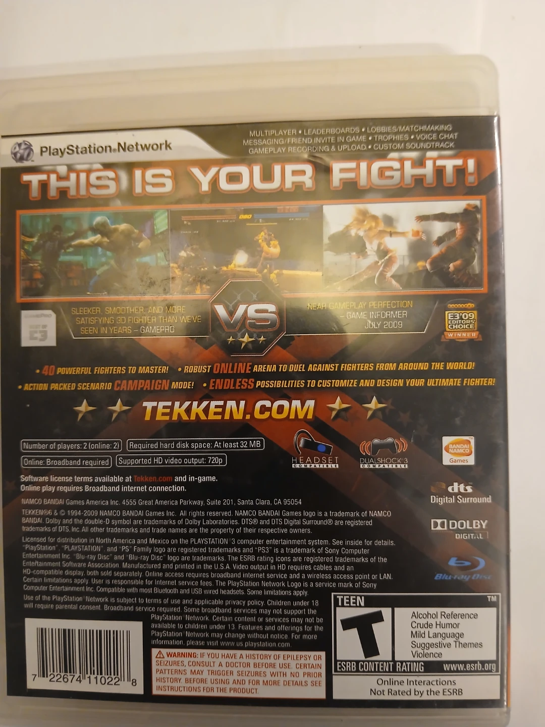 Tekken 6 - PlayStation 3 Game - photo 5