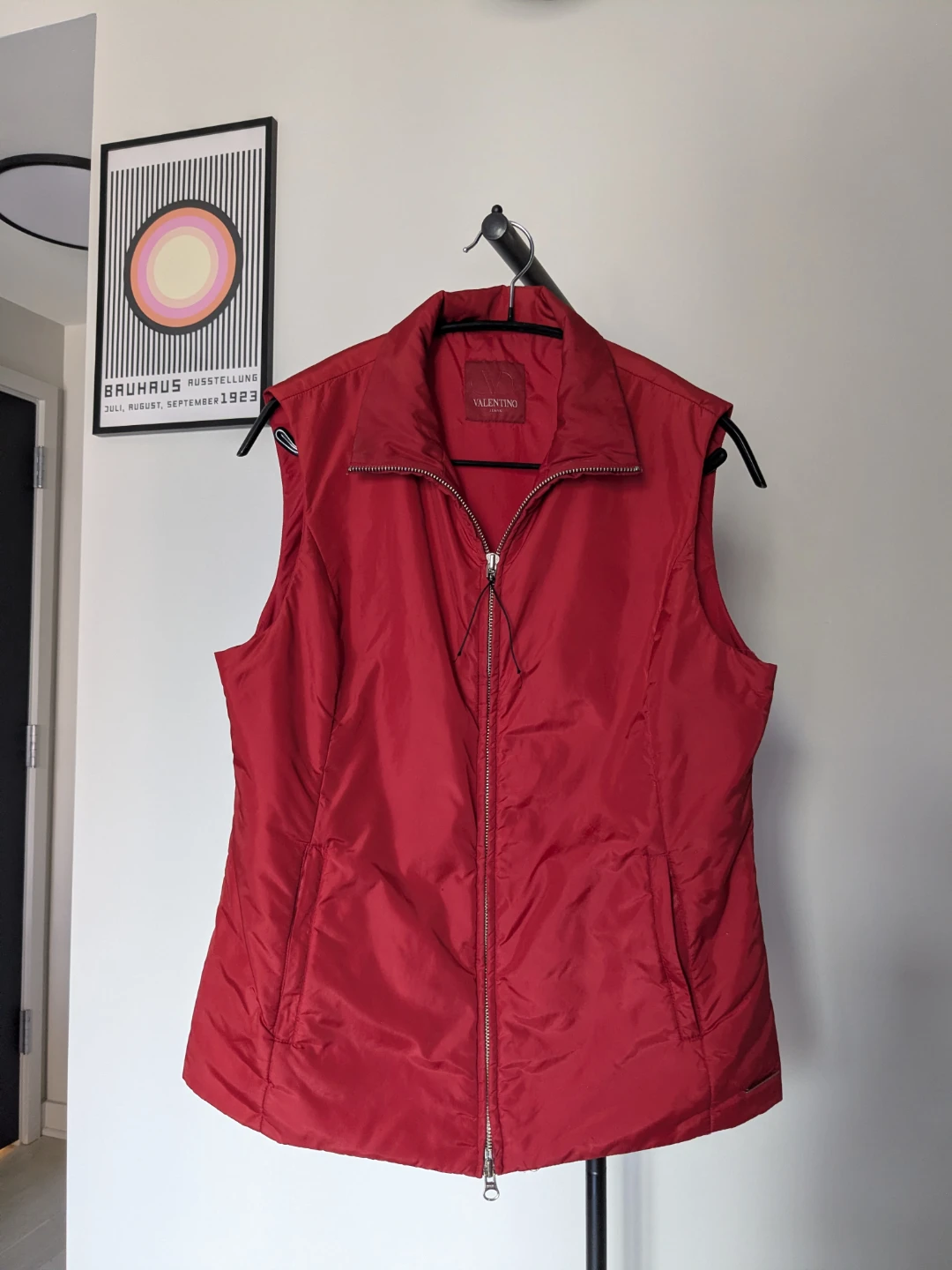 Valentino Red Nylon Vest - EU 44 (Medium) - photo 3
