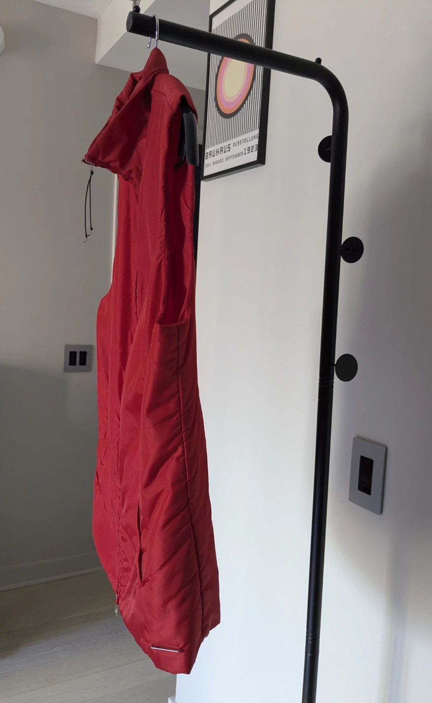 Valentino Red Nylon Vest - EU 44 (Medium) - photo 5
