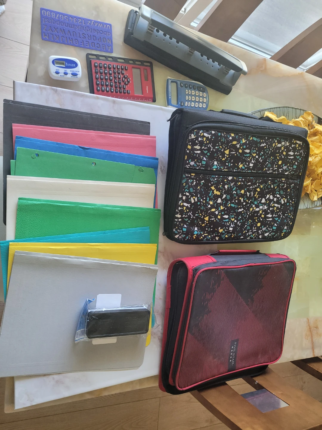 Binder and School Supplies Set