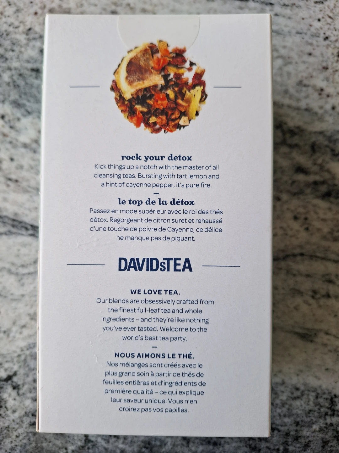 🧡DAVIDsTEA Lemon Cayenne Cleanse White Tea - photo 2