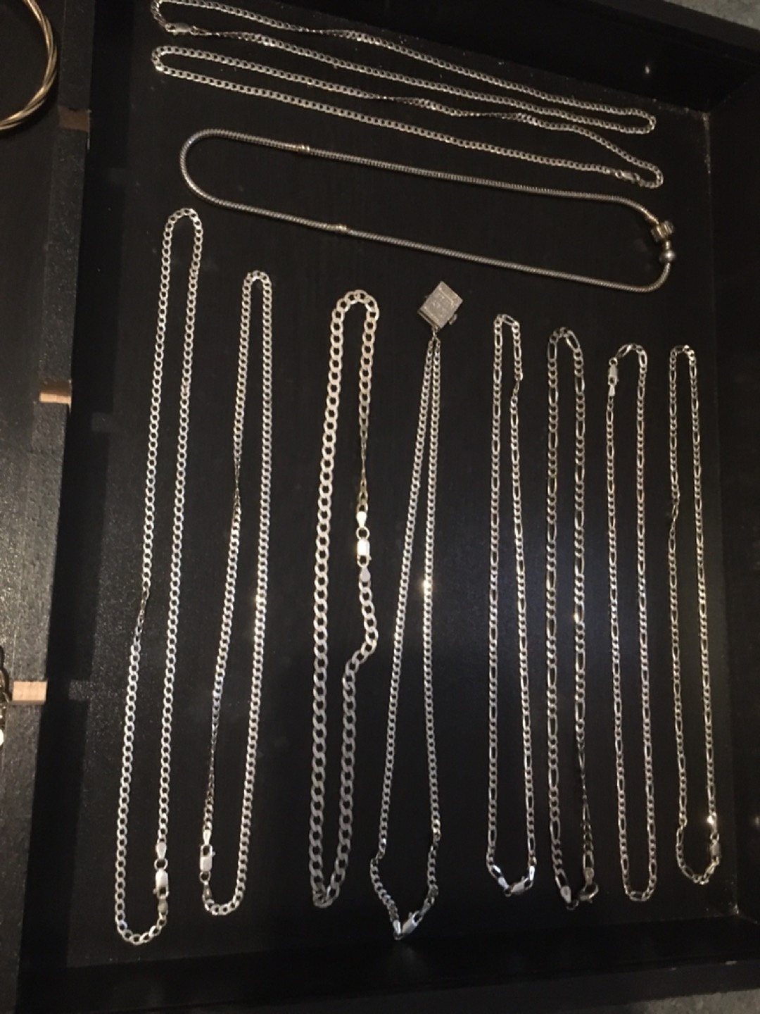 Various Sterling Silver Chains